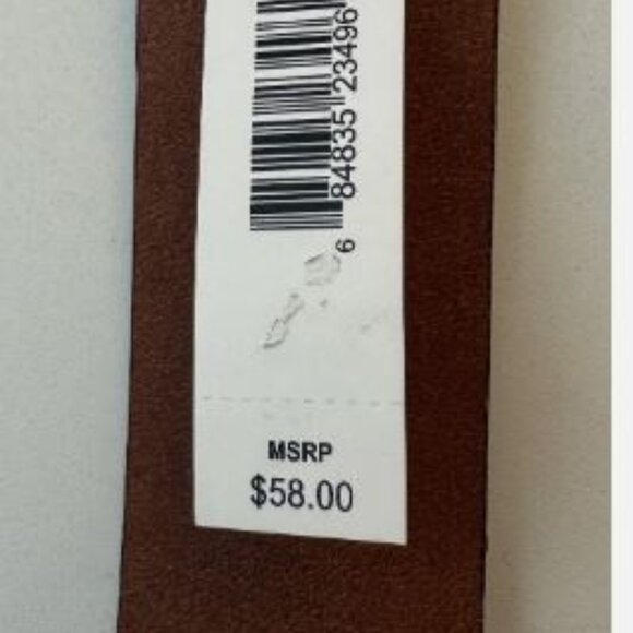 Timberland  Size 42 Men's Full Grain Leather Belt Made in Italy Brown New - Picture 9 of 10